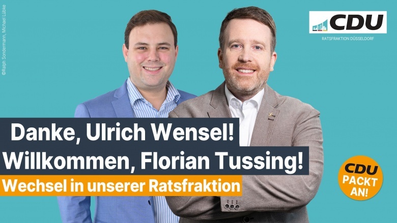 Florian Tussing folgt Ulrich Wensel im Stadtrat